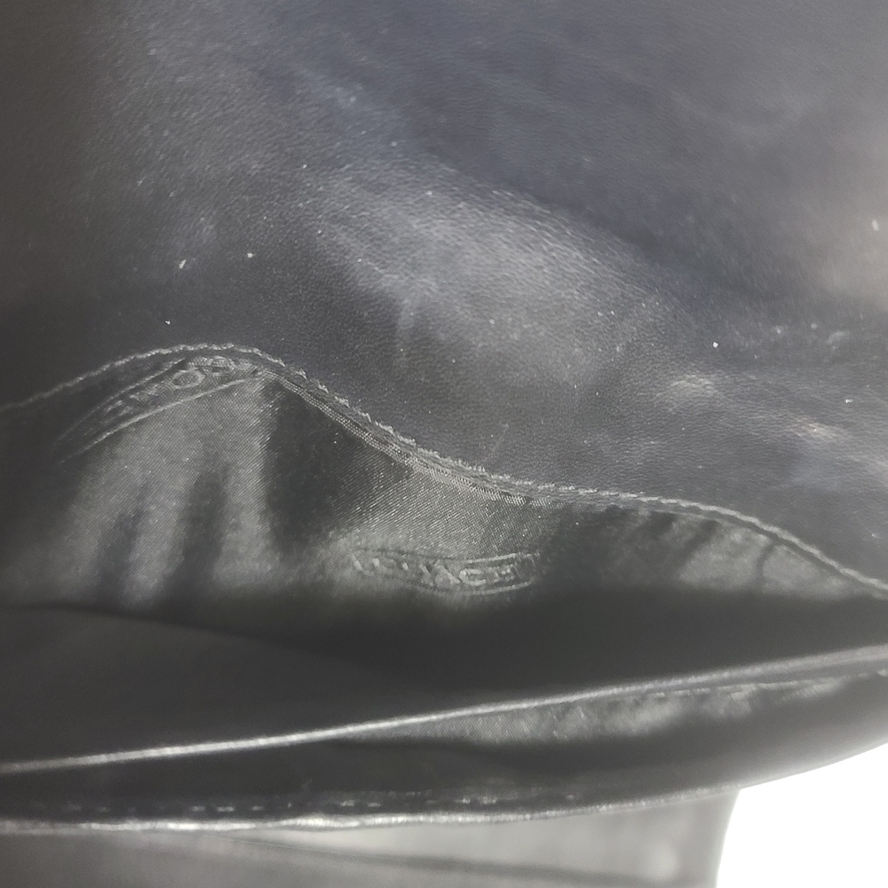 Coach Hampton Signature Black Buckle Wallet - Picture 12 of 14